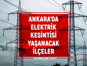 Ankara elektrik kesintisi! 19-20 Kasım Keçiören, Mamak, Etimesgut elektrik kesintisi ne zaman bitecek?