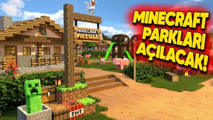 Minecraft Gerçek Hayata Taşınıyor! Tema Parkları Kurulacak