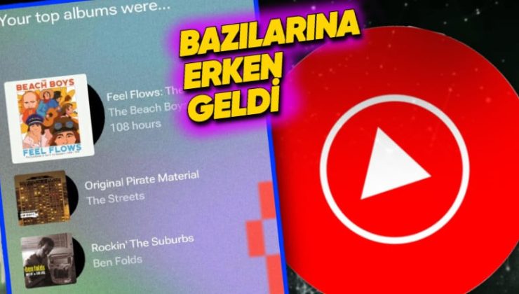 YouTube Music’in Yıllık Özeti, Kimi Kullanıcılarda Erkenden Gözükmeye Başladı