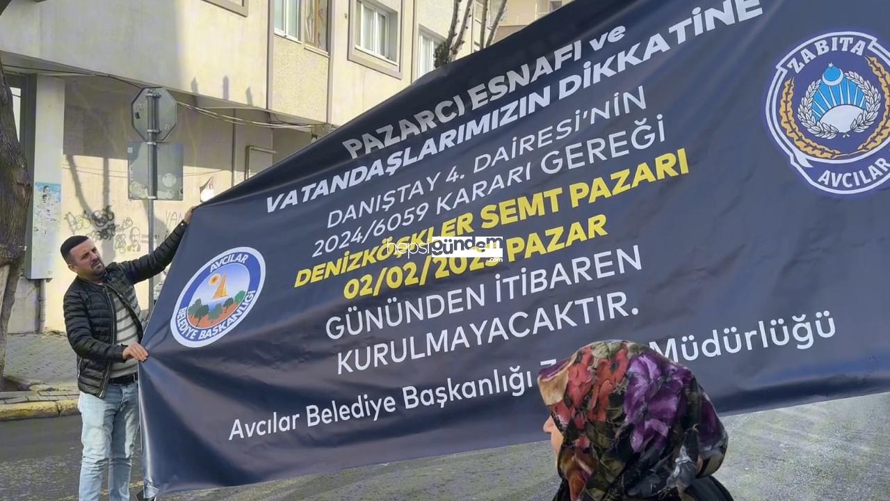 13 yıllık dava sonuçlandı: Avcılar’daki semt pazarı kapatıldı