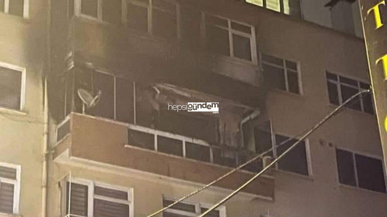 Ankara’da apartmanda korkutan yangın