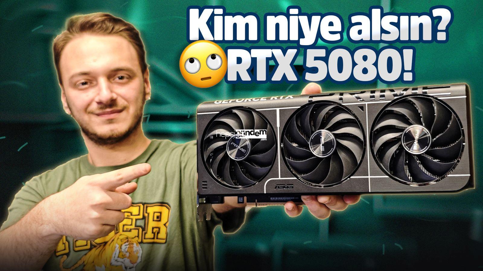 ASUS Prime RTX 5080 incelemesi!