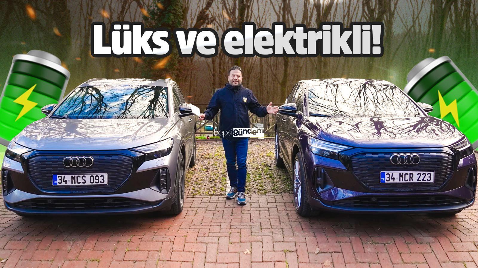 Audi’nin en yeni elektrikli otomobilleri! Q4 e-tron ve Q4 Sportback e-tron inceleme!