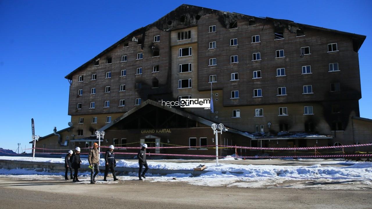 Bakanlık takımı, Grand Kartal Otel’de inceleme yaptı