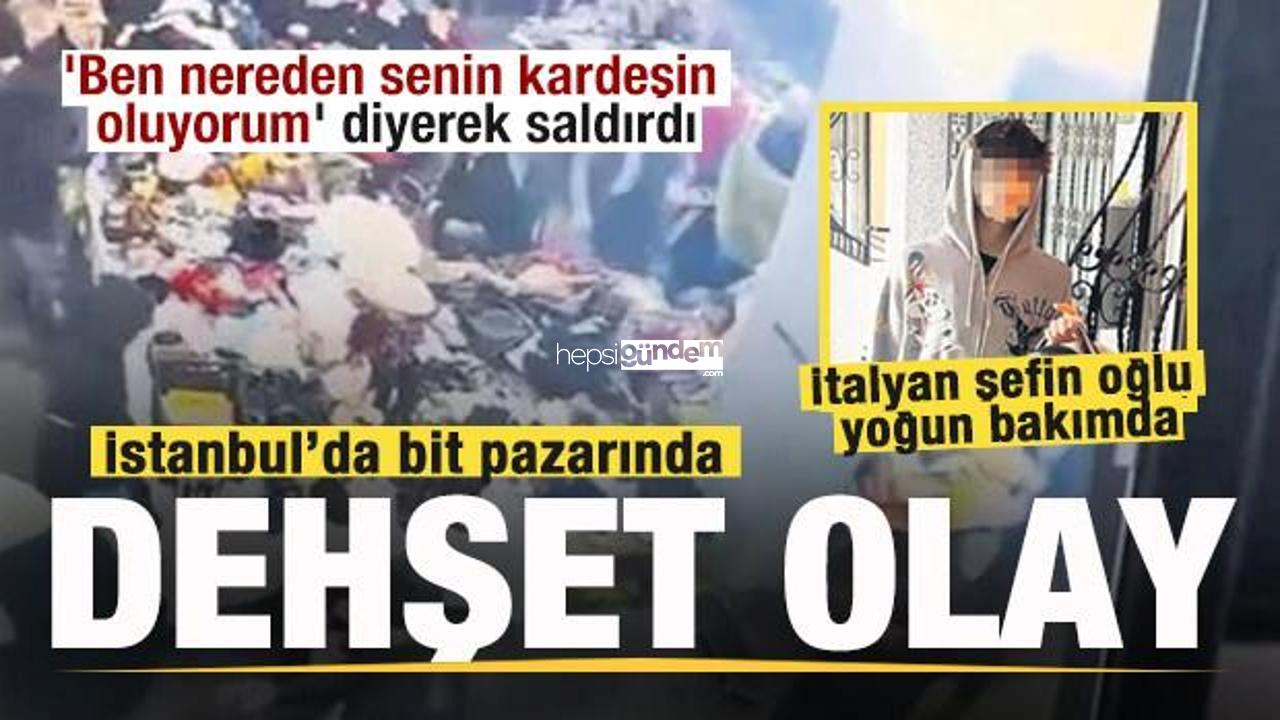 Bit pazarında dehşet! İtalyan şefin oğlu hayat gayreti veriyor