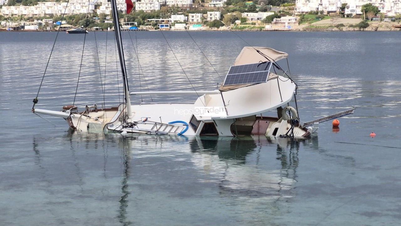 Bodrum’da tekne battı