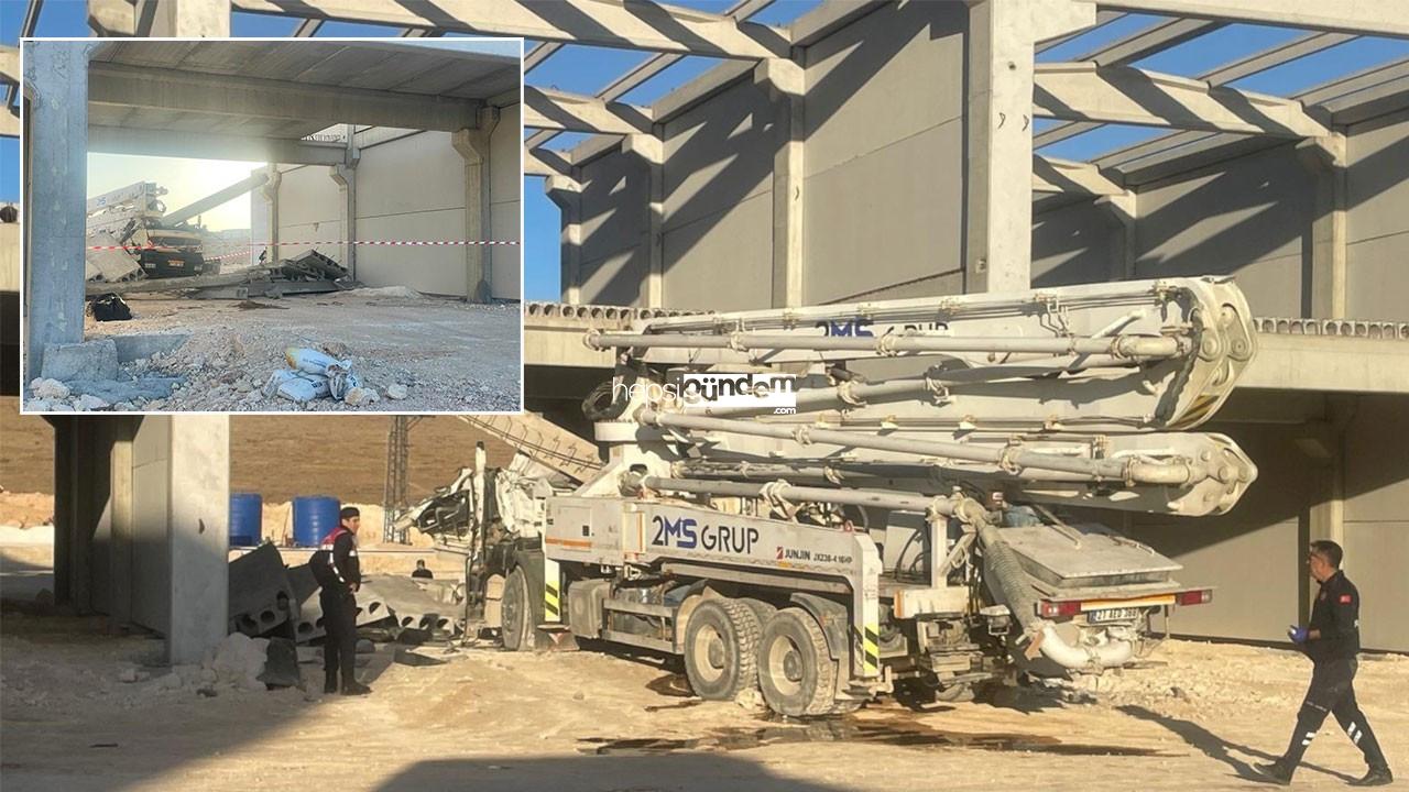 Çalıştığı inşaatta başına beton blok düşen vinç operatörü öldü