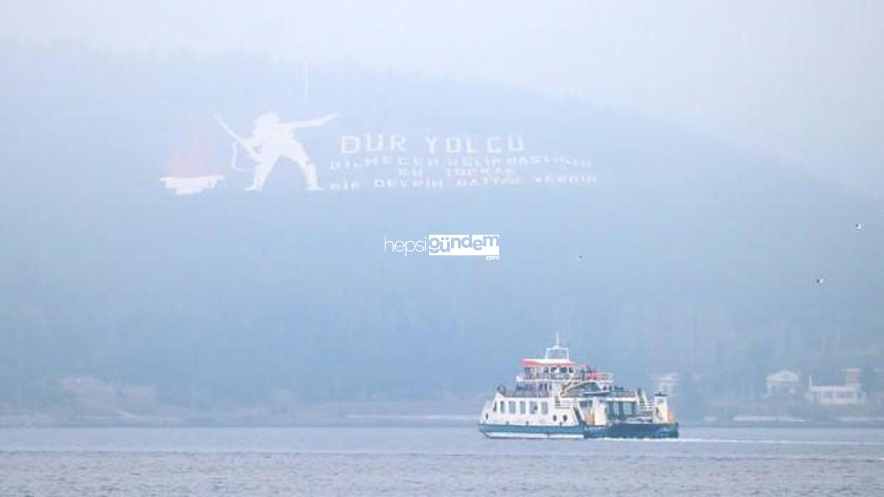 Çanakkale Boğazı gemi trafiğine kapatıldı