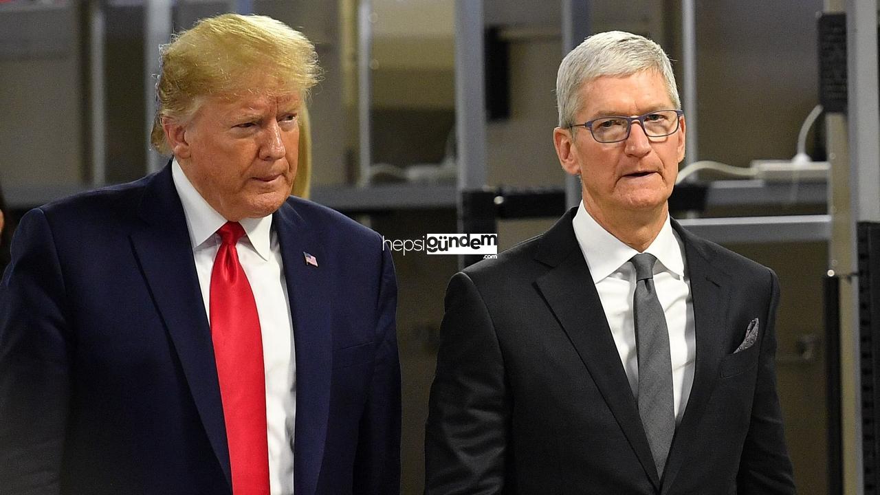 Donald Trump, Apple CEO’su Tim Cook ile yaptığı bilinmeyen görüşmeyi anlattı!