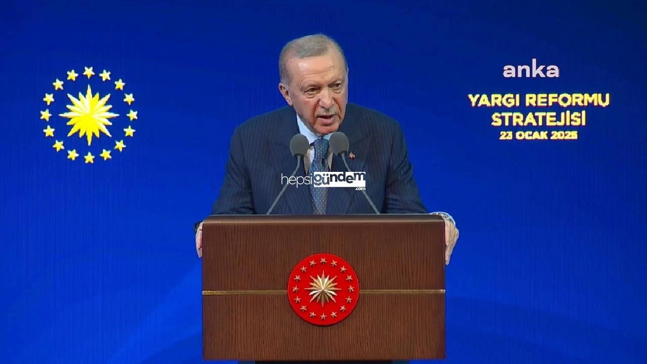 Erdoğan, 4. Yargı Islahatı Strateji Belgesi’ni açıkladı