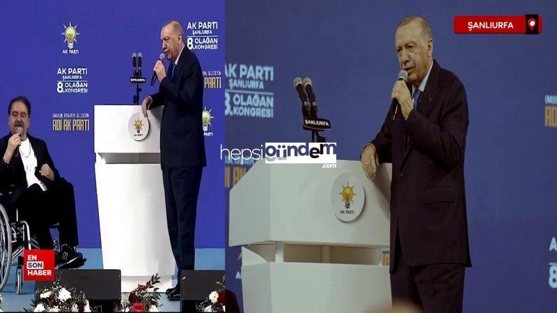 Erdoğan, İbrahim Tatlıses ile Urfalıyam ezelden türküsünü okudu