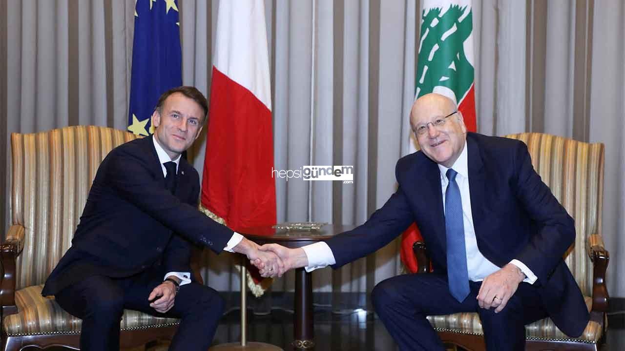 Fransa Cumhurbaşkanı Macron’dan Lübnan’a ziyaret