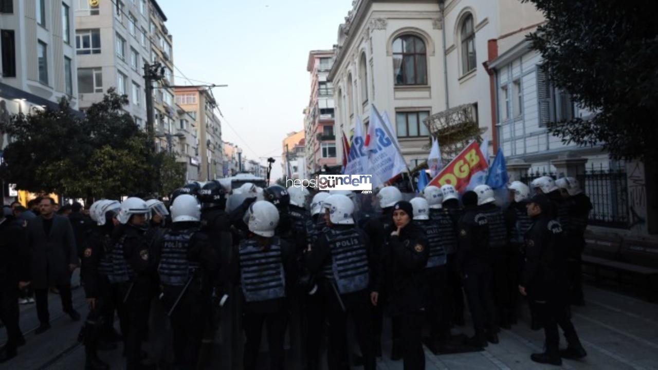 Gözaltı protestosuna polis manisi: 40 kişi gözaltına alındı