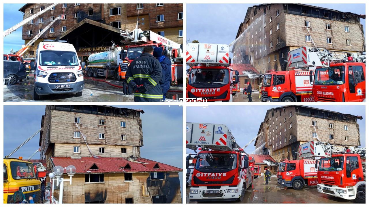 Grand Kartal Otel sertifikasını almış lakin yangın eğitimini almamış