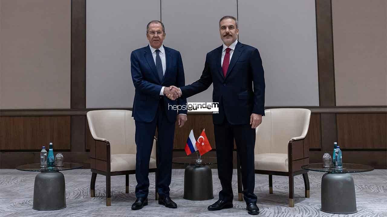 Hakan Fidan ve Sergey Lavrov, Suriye’yi görüştü