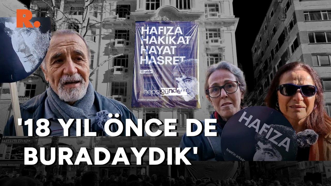 Hrant Dink, 18 yıl evvel vurulduğu yerde anıldı: ‘Katilleri hala korunuyor’