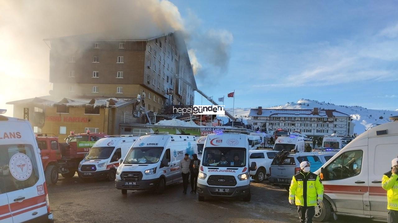 Kartalkaya’daki otel yangınıyla ilgili soruşturma başlatıldı: Bakan Tunç’tan açıklama