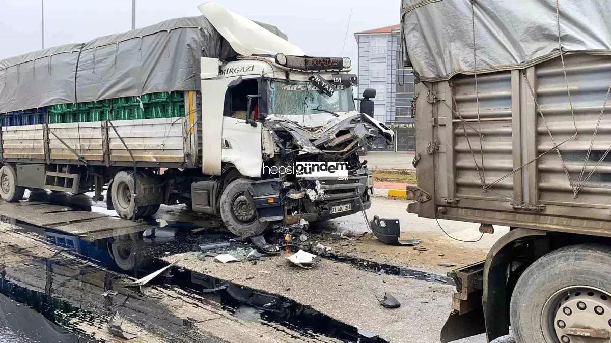 Konya’da Trafik Kazası: 1 Yaralı