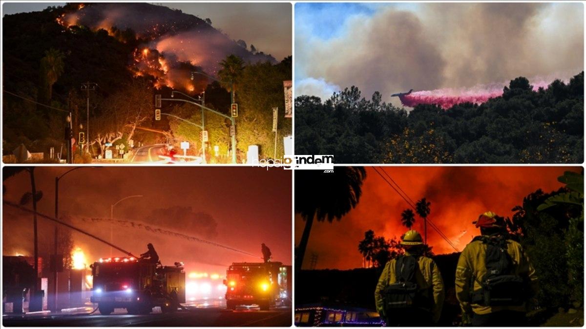 Los Angeles yangınlarına müdahale sürüyor: Hayatını kaybedenlerin sayısı 11’e yükseldi