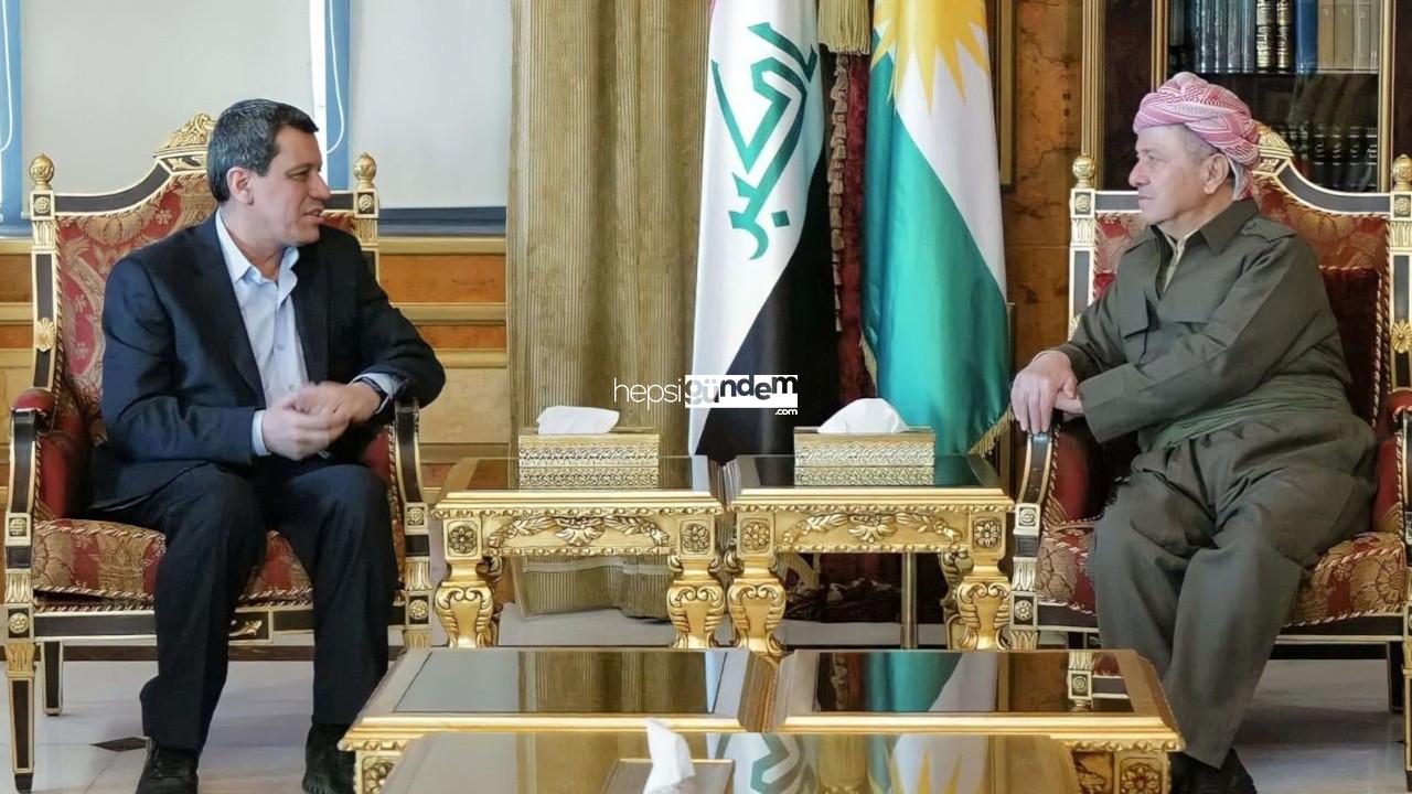 Mazlum Abdi Erbil’de Barzani ile görüştü