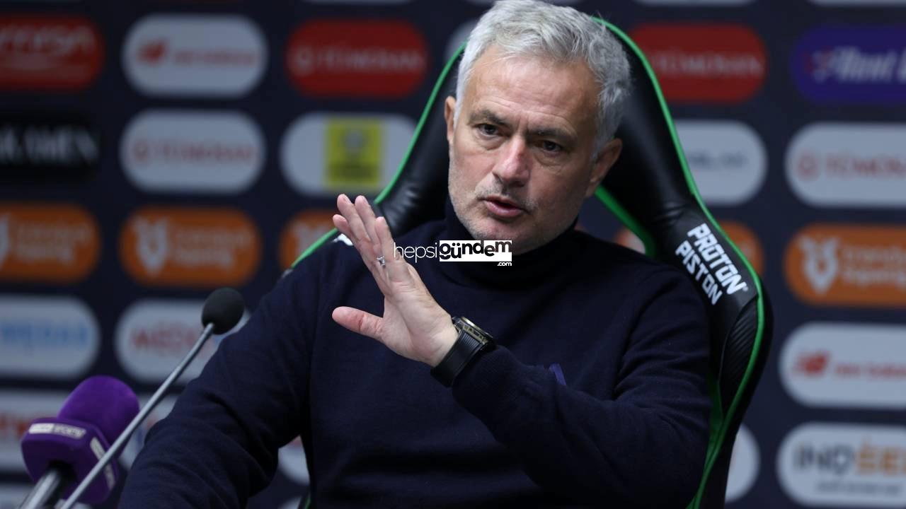 Mourinho’dan Konyaspor Başkanı Ömer Korkmaz’a: ‘Kendi hakkında şikayet etsin’