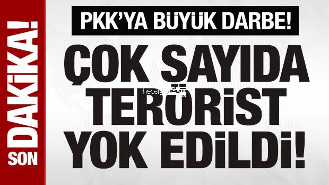 PKK’ya büyük darbe! 13 terörist yok edildi