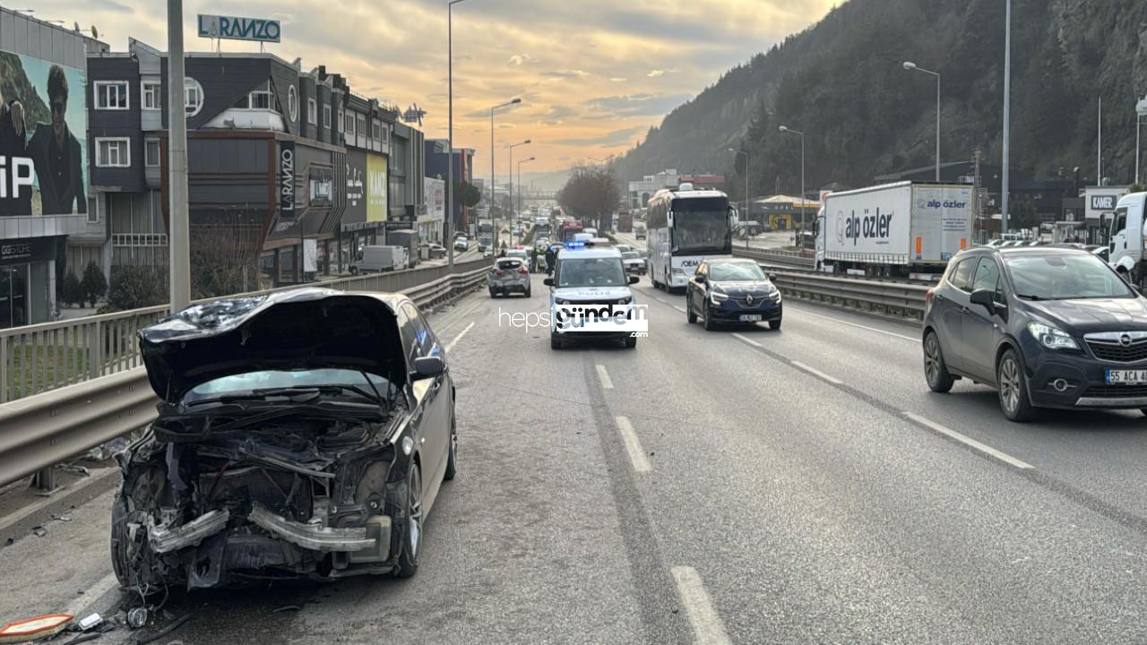 Samsun’da zincirleme kaza: 3 yaralı