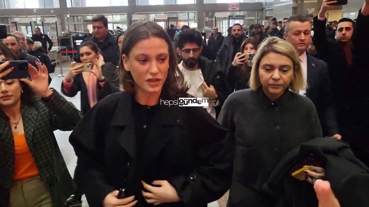 Serenay Sarıkaya tabir vermek için adliyede