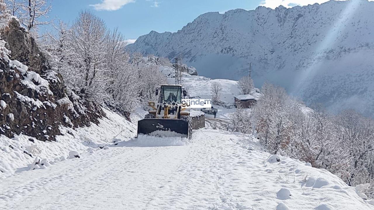 Şırnak’ta kapanan köy yolları açıldı