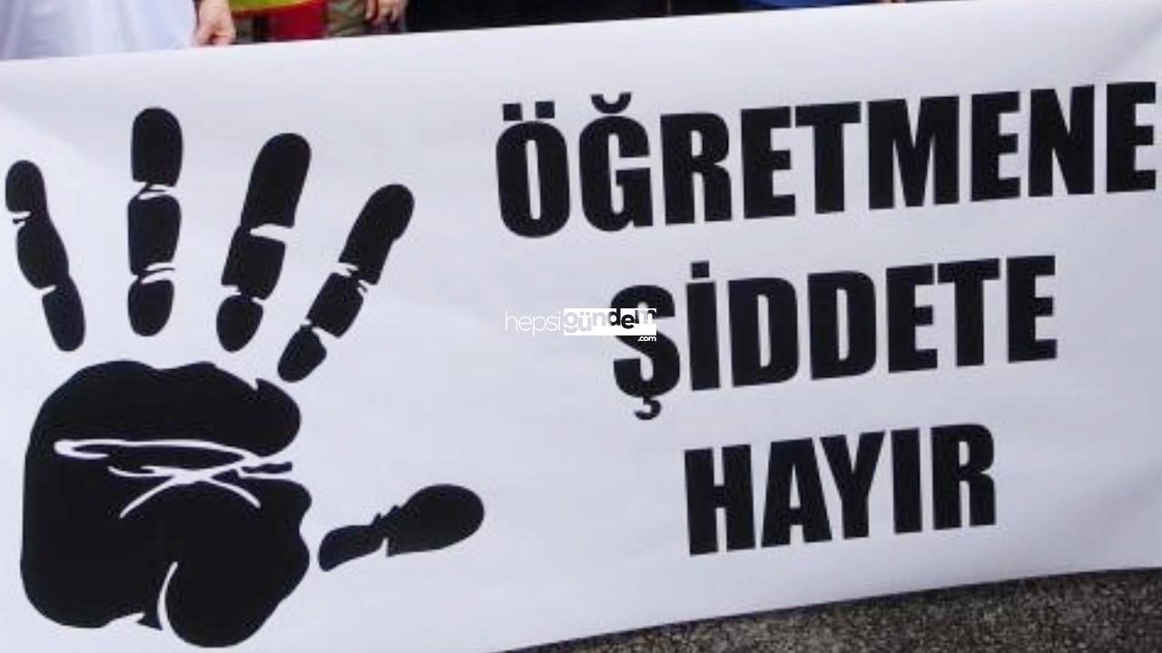 Tatilde çalıştırılan öğretmenler için okula giden sendika temsilcisi darbedildi