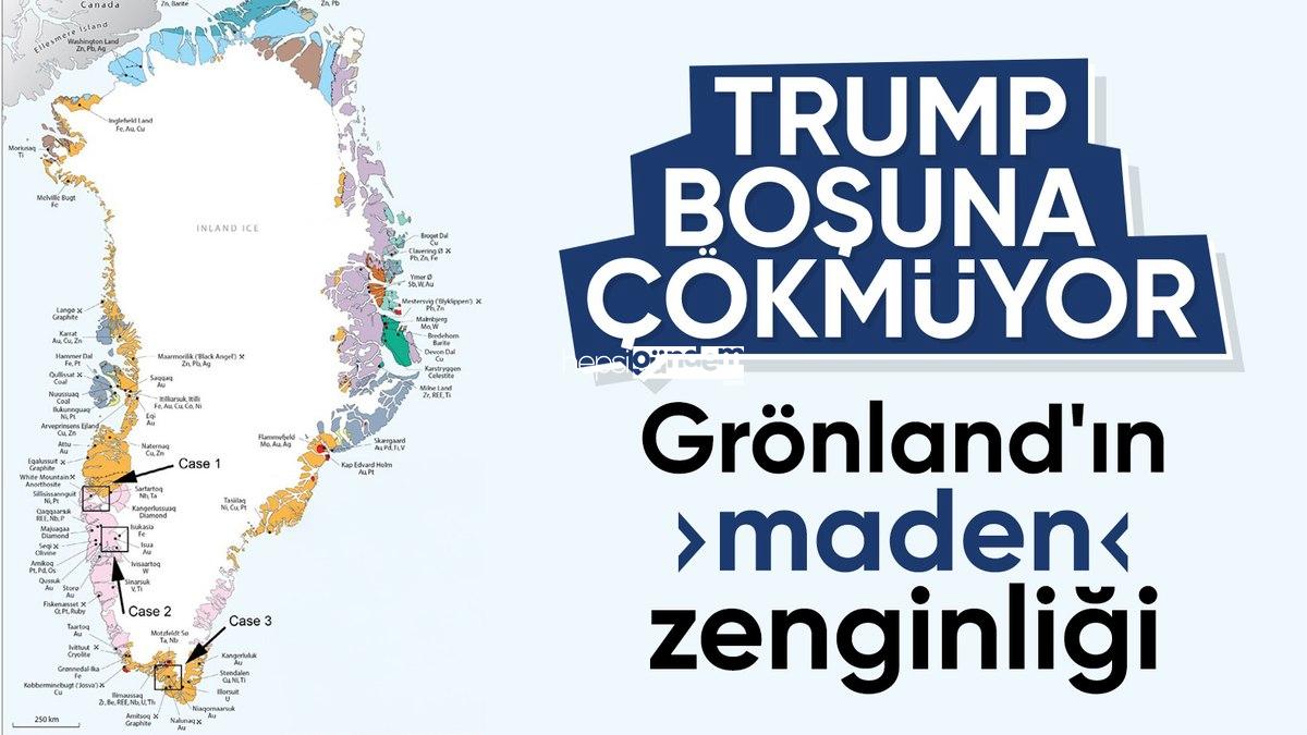 Trump’ın gözünü diktiği Grönland’ın maden zenginliği