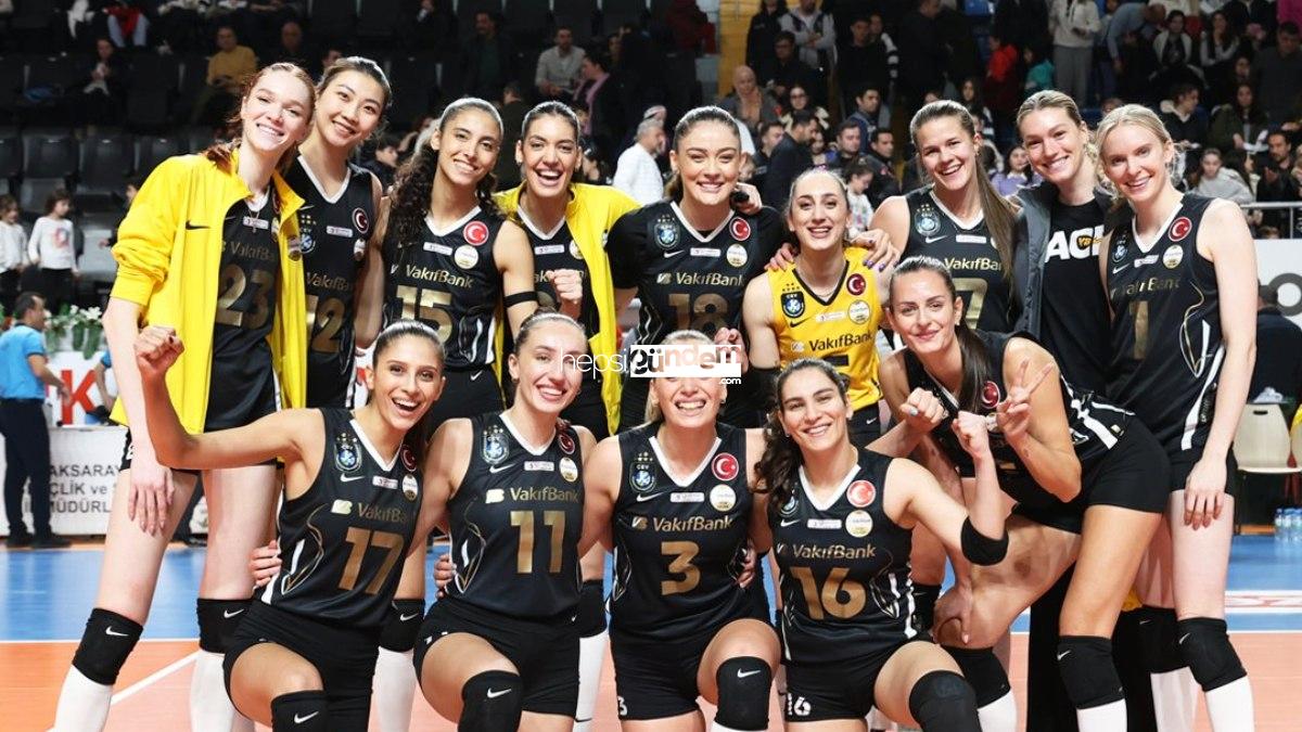 VakıfBank, Kuzeyboru’ya set vermedi