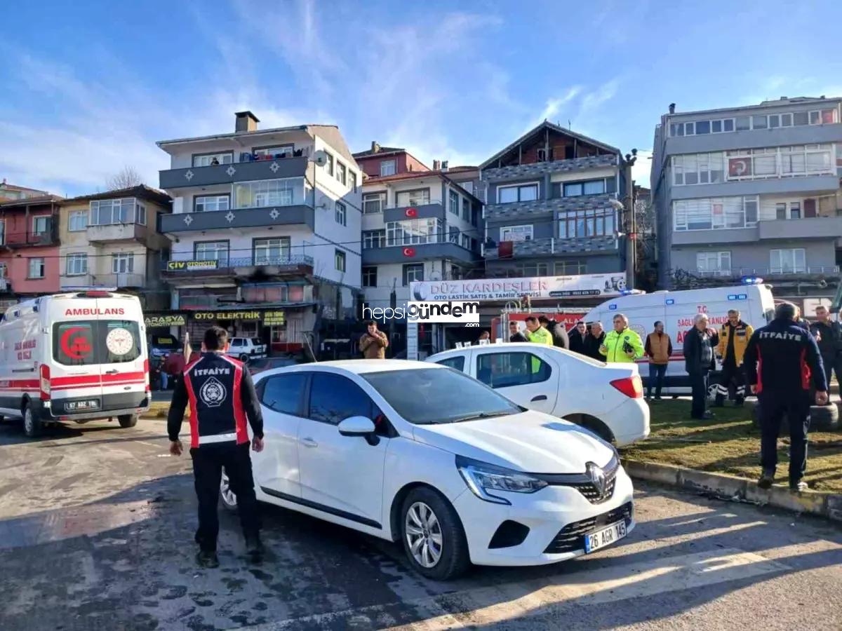 Zonguldak’ta Trafik Kazası: İki Yaralı