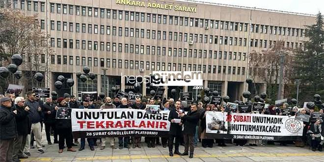 28 Şubat darbesi 28. yılında protesto edildi