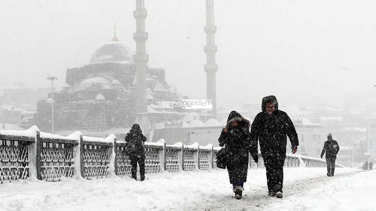 AKOM’dan İstanbul’a 3 günlük ikaz: Sıcaklık sıfırın altında olacak