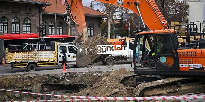 Ankara Ulus’ta göçük