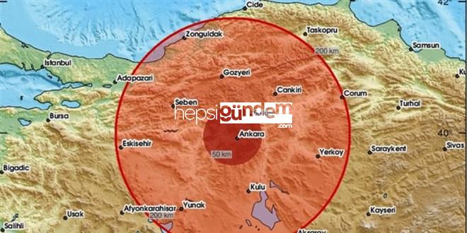 Ankara’da 3.5 büyüklüğünde sarsıntı oldu