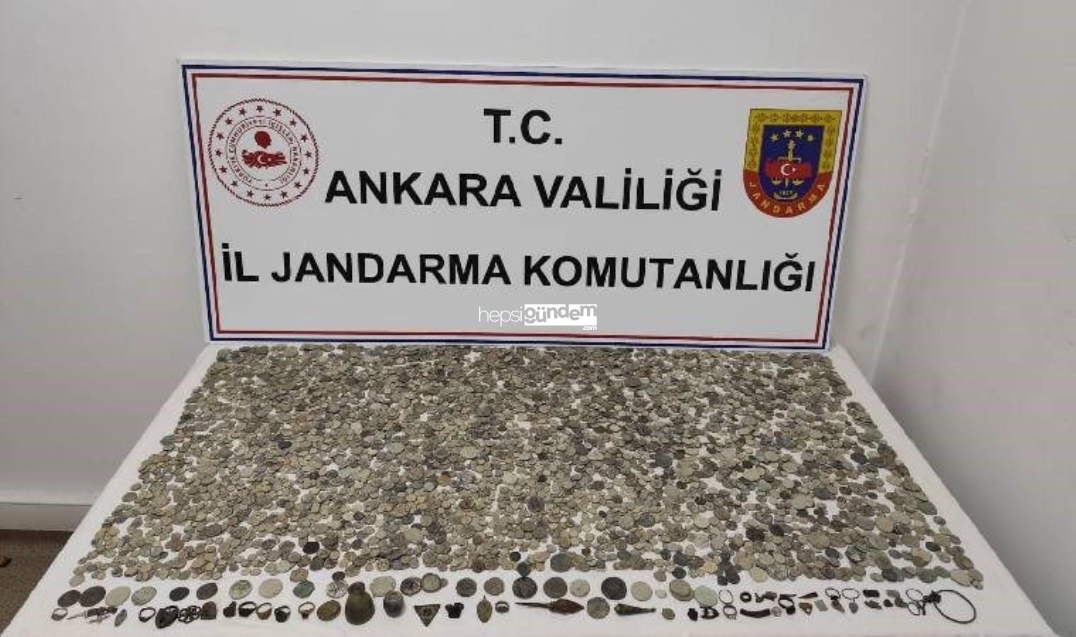 Ankara’da operasyon… 3 milyon lira kıymetinde tarihi eser yakalandı!