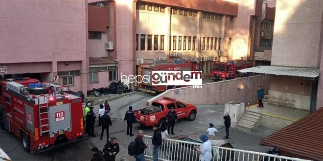 Aydın Devlet Hastanesi’nde yangın paniği