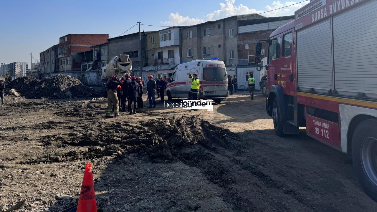 Bursa’da inşaatta çökme: 5 personel yaralandı