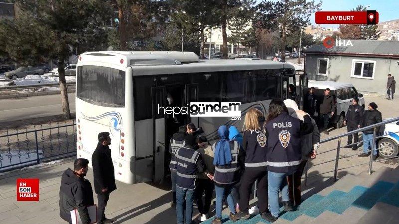 Dolandırıcı çetesini Bayburt polisi 40 günde çökertti