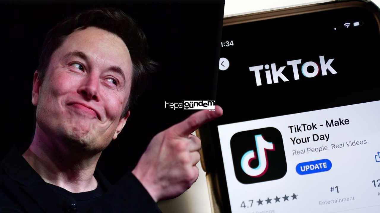 Elon Musk, TikTok için sessizliğini bozdu!