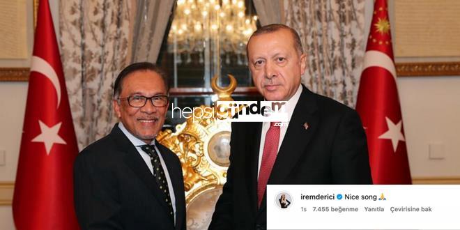 Enver İbrahim, Erdoğan ile Fotoğraflarını İrem Derici Müziğiyle Paylaştı