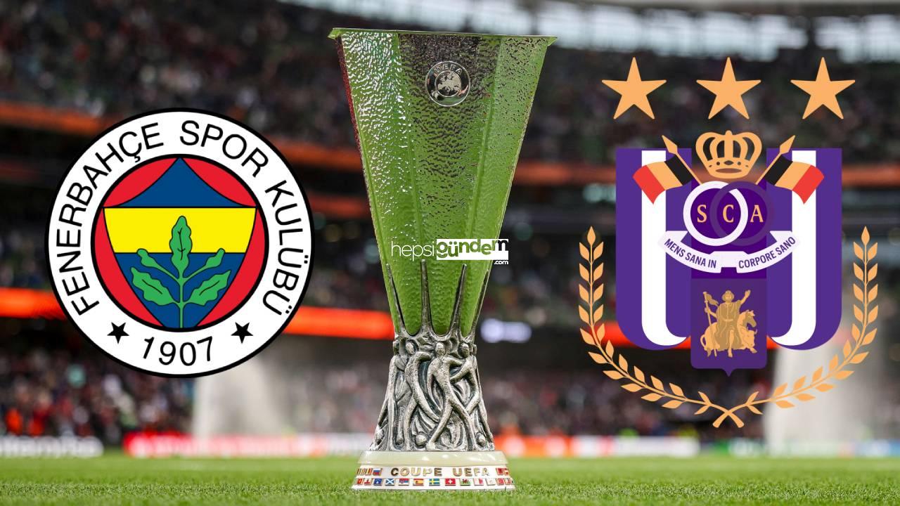 Fenerbahçe – Anderlecht maçı ne vakit? Hangi kanalda?