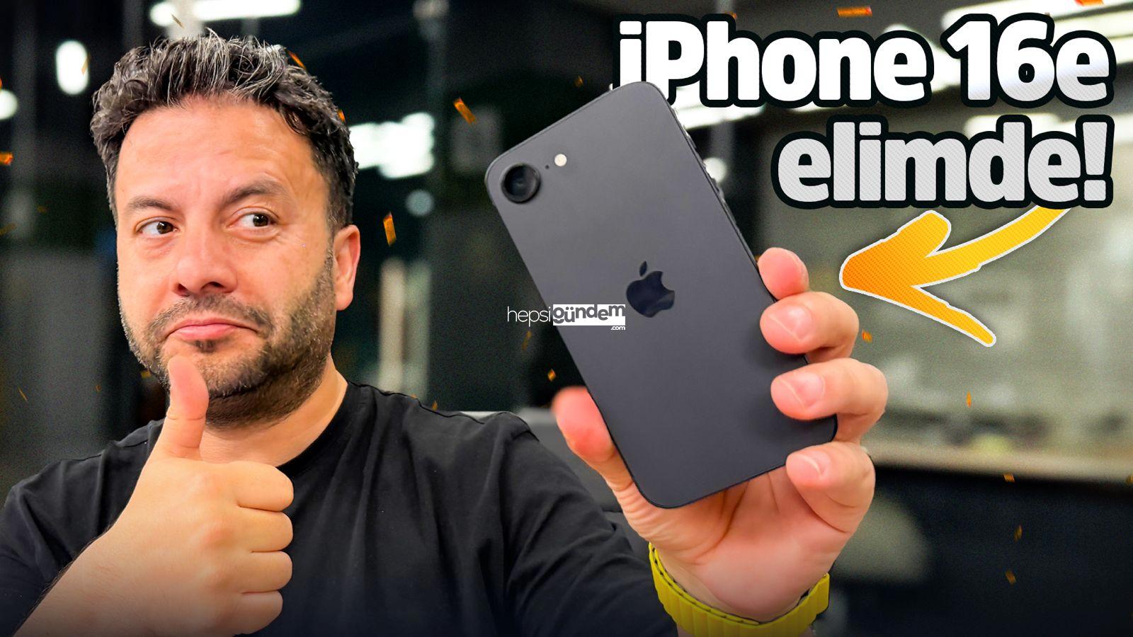 iPhone 16e kutu açılımı! Türkiye’de ilk!