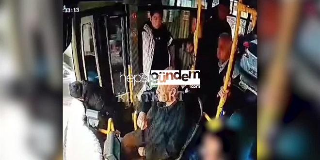 Rahatsızlanan çocuk halk otobüsünün açık kapısından yola düştü