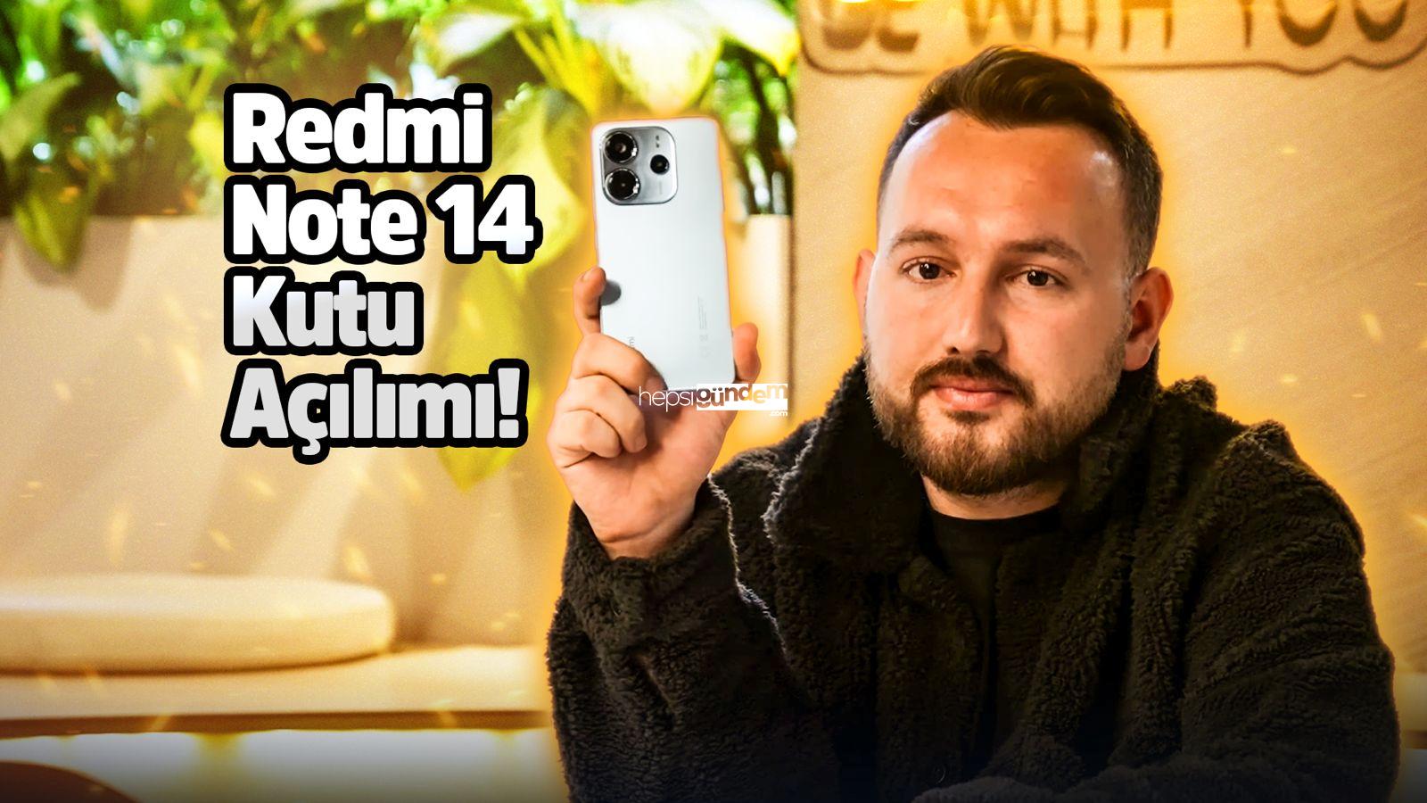 Redmi Note 14 4G kutu açılımı!