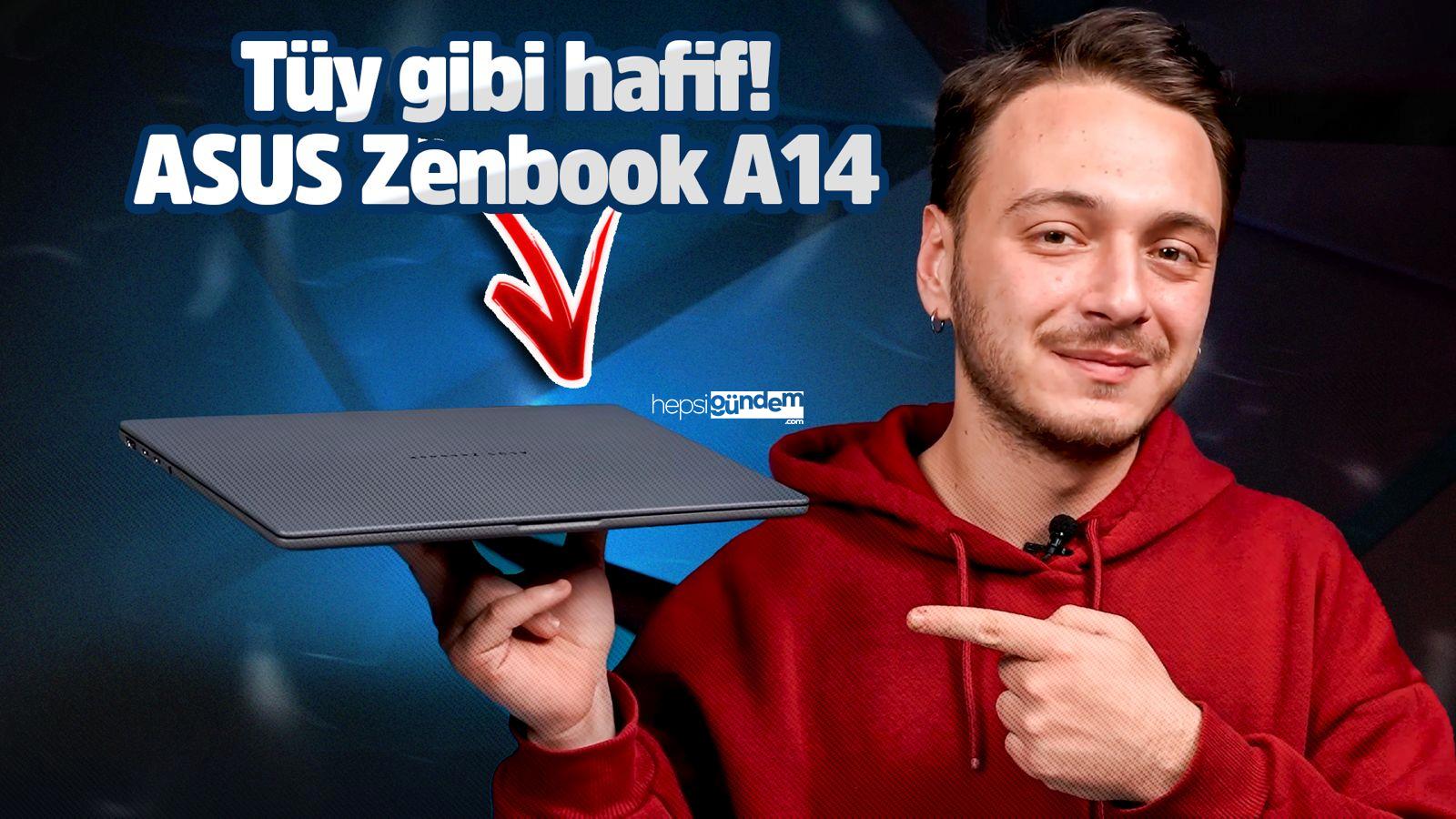 Snapdragon X Seçkine işlemcili canavar: ASUS Zenbook A14 inceleme!