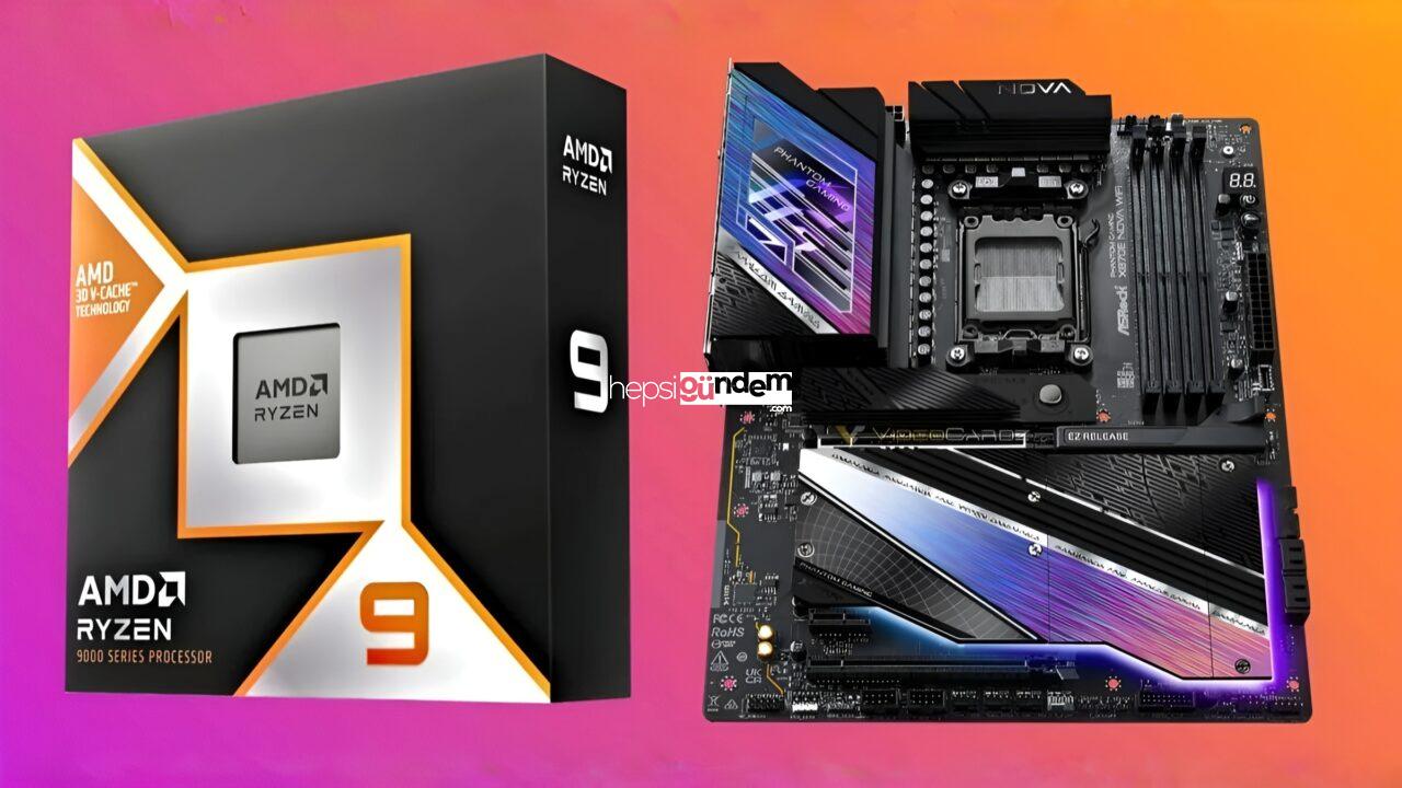 Tarih netleşti: AMD Ryzen 9 9000X3D CPU ve Radeon RX 9070 GPU serisi geliyor!