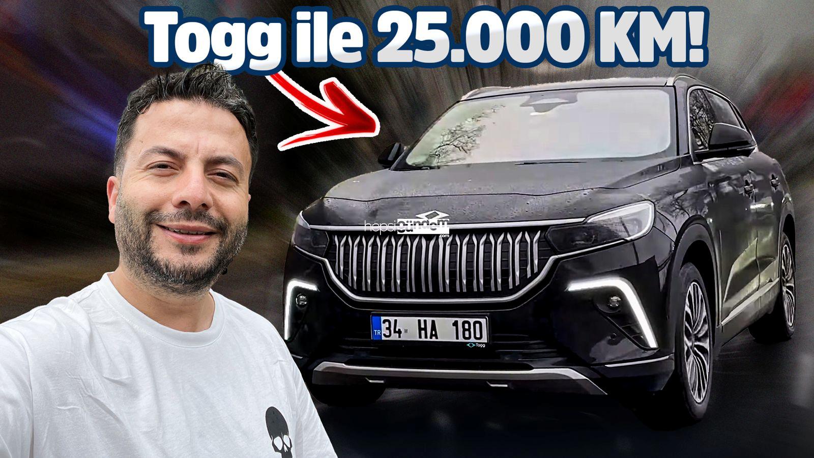 Togg T10X ile 25.000 km yol yaparsanız ne olur?